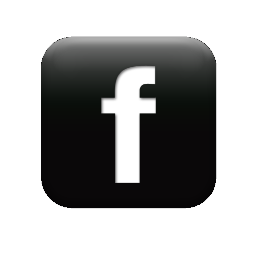 logo facebook en noir et blanc